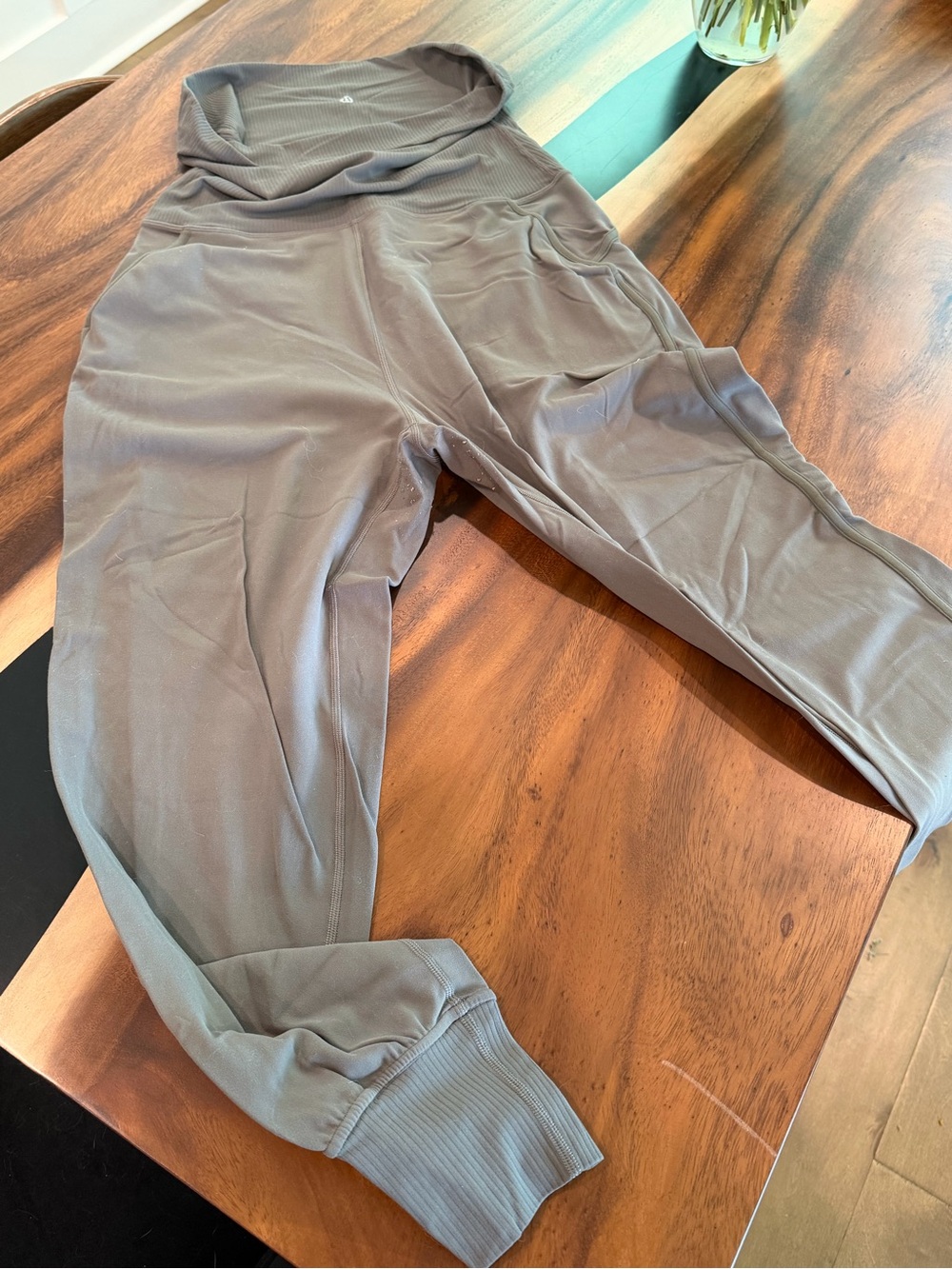 lululemon athletica Olive Green Track Joggers